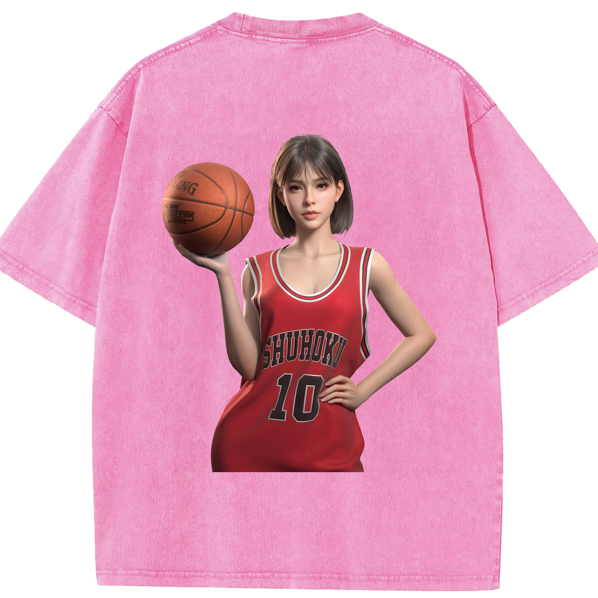 （画像用） SLAM DUNK／スラムダンク 綿100% ヴィンテージ風 半袖Tシャツ（背面プリント）